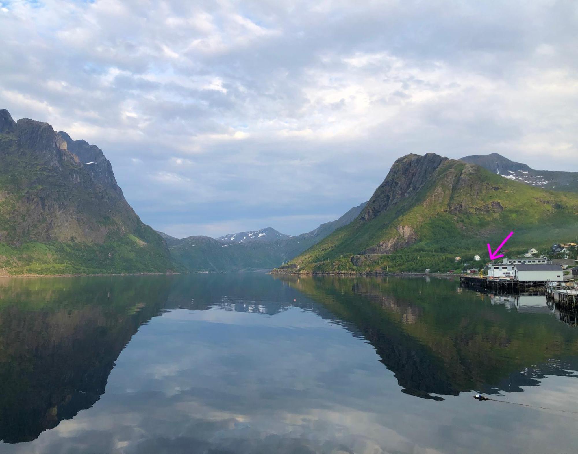 Segla Guesthouse - With View Of Fjord Fjordgard Exterior photo